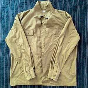 Uniqlo military green button up Jacket